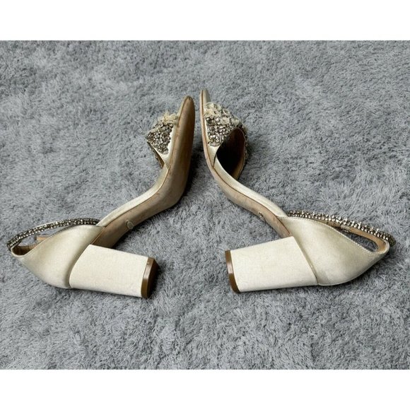 Badgley Mischka Finesse Ankle Strap Sandal Open Toe Size 7.5 - Picture 5 of 9